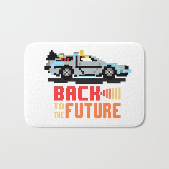Back to the future: Delorean Bath Mat