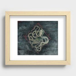 Ornate Octopus Recessed Framed Print