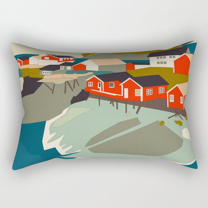 Norway, Lofoten Rectangular Pillow