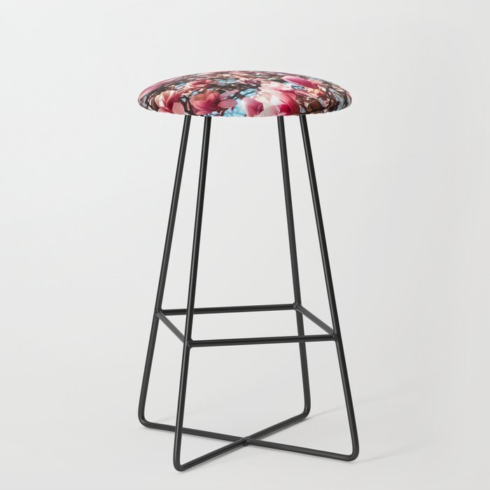 Cherry blossom in Central Park in New York City Bar Stool