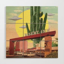 Desert Inn (UFO) Wood Wall Art