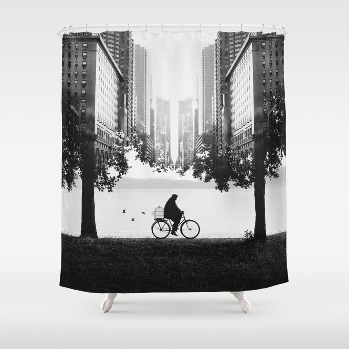 Ride Away Shower Curtain
