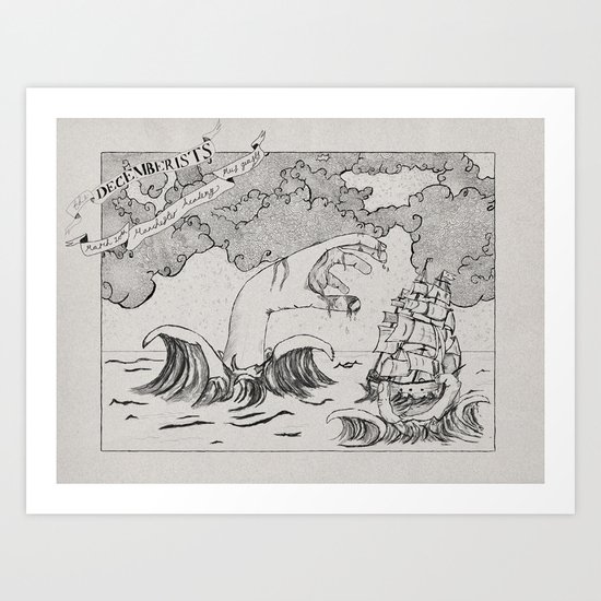 The Decemberists (Analog Zine) Art Print