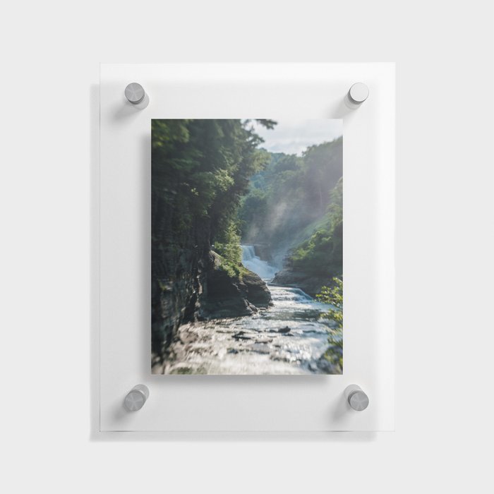 Letchworth River New York State Floating Acrylic Print