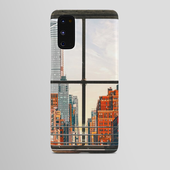 New York City Window #3 | Colorful Cityscape Android Case