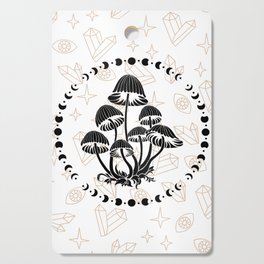 Moons and Shrooms Cutting Board
