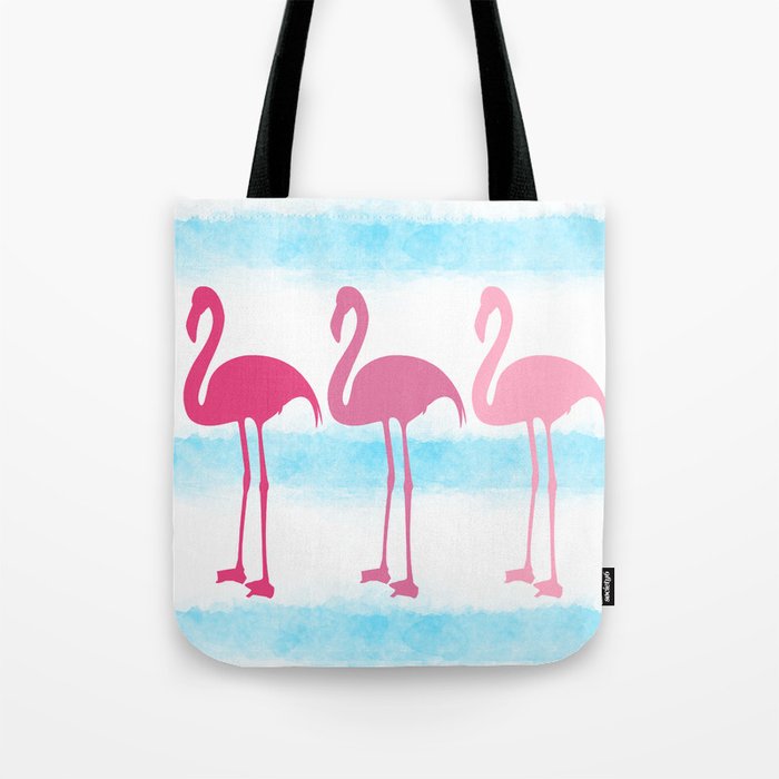 Pink Flamingos Tote Bag