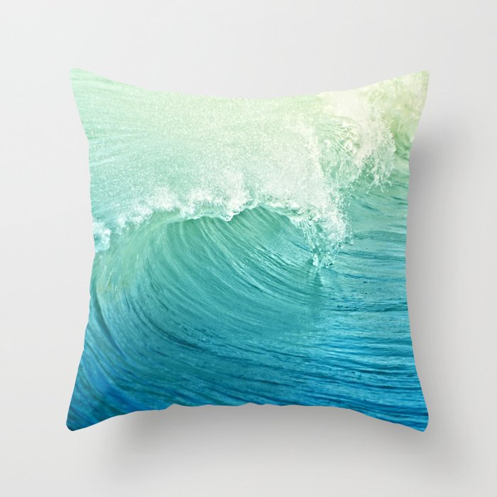 Catch the Wave Throw Pillow