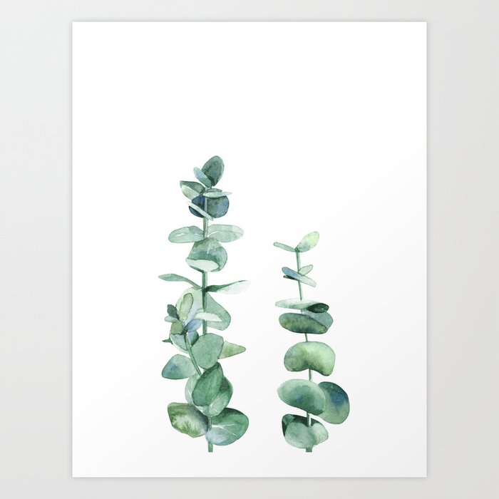 Discover the motif EUCALYPTUS by Art by ASolo as a print at TOPPOSTER