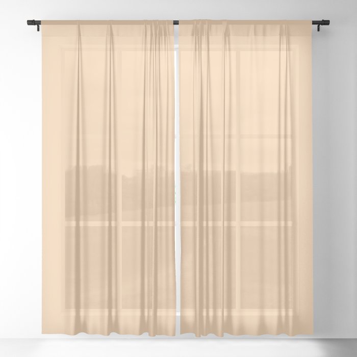 Gold Sand Sheer Curtain