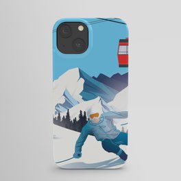 Winter Vacation - Ski Station iPhone Case