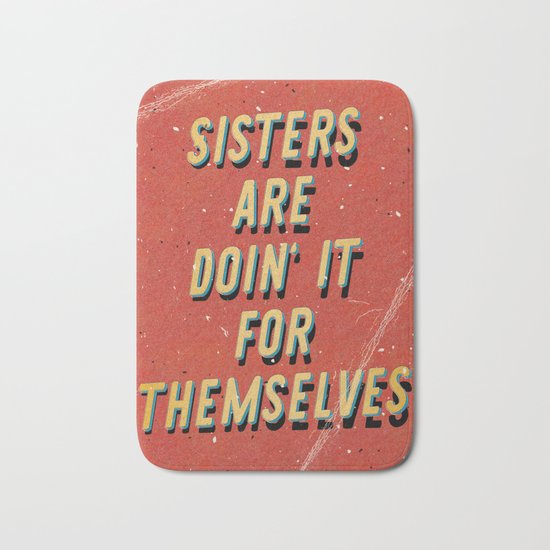 Sisters are doin' it for themselves - A Hell Songbook Edition Bath Mat