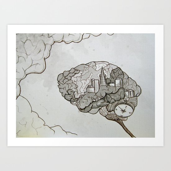 SF on the Mind Art Print