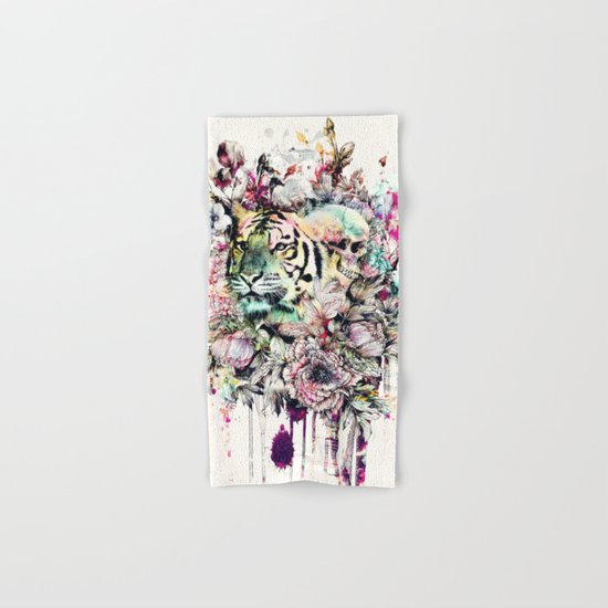 Interpretation of a dream - Tiger Hand & Bath Towel