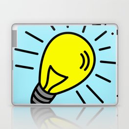 Shining light bulb Laptop & iPad Skin