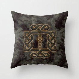 Decorative celtic knot, vintage design Throw Pillow | Tribal, Vintage, Sign, Design, Knotwork, Ornament, Circle, Traditional, Element, Decorative 