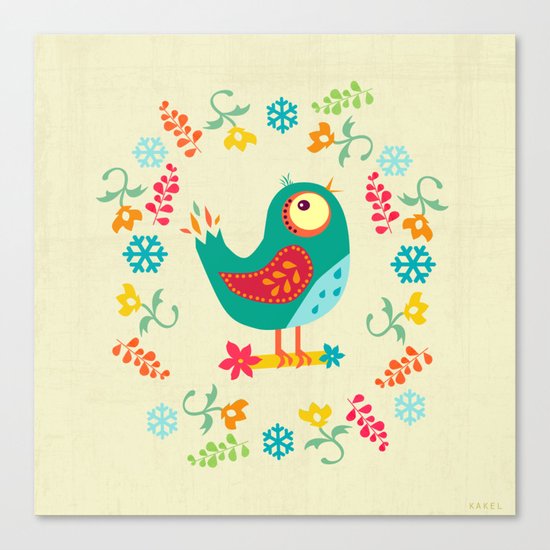 Birdy Canvas Print