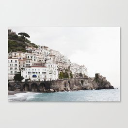 Amalfi Coast, Italy Travel Photography Canvas Print