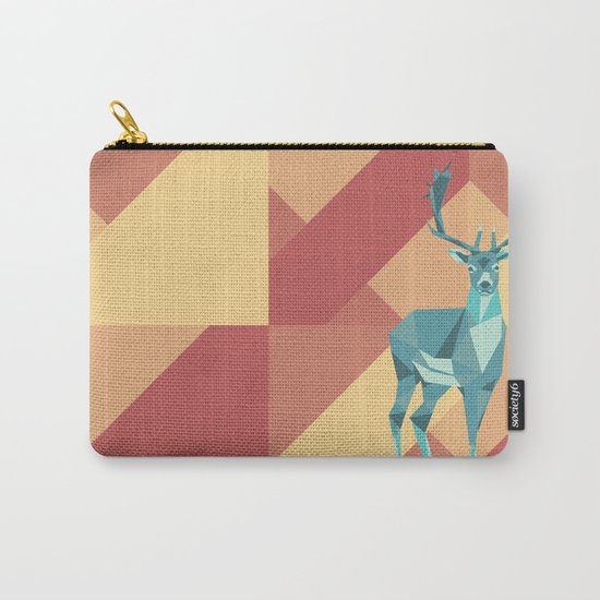 Origami Deer Carry-All Pouch