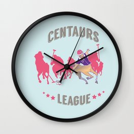 Centaur polo Wall Clock