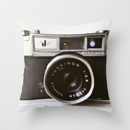 Camera photograph, old camera photography Throw Pillow