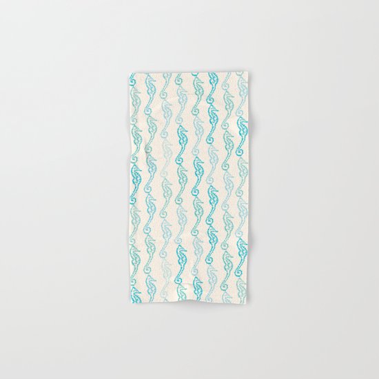 Pastel Marine Pattern 01 Hand & Bath Towel