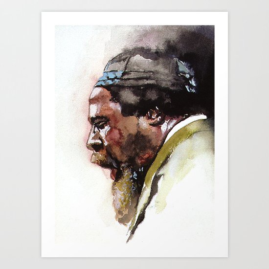 Monk Art Print