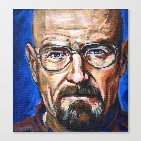 Walter White Breaking Bad Canvas Print