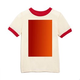 Ombre in Red Orange Kids T Shirt