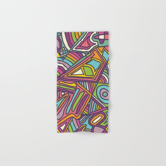Colourful Chaos Hand & Bath Towel