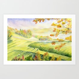 Autumn Vista Art Print