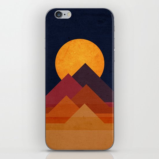 Full moon and pyramid iPhone & iPod Skin