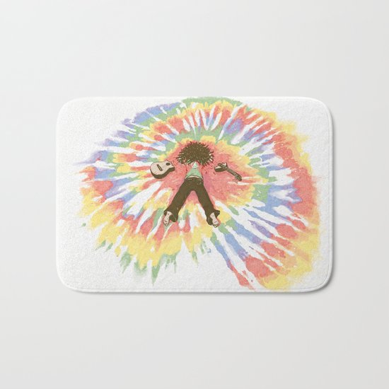 Tie Die Bath Mat