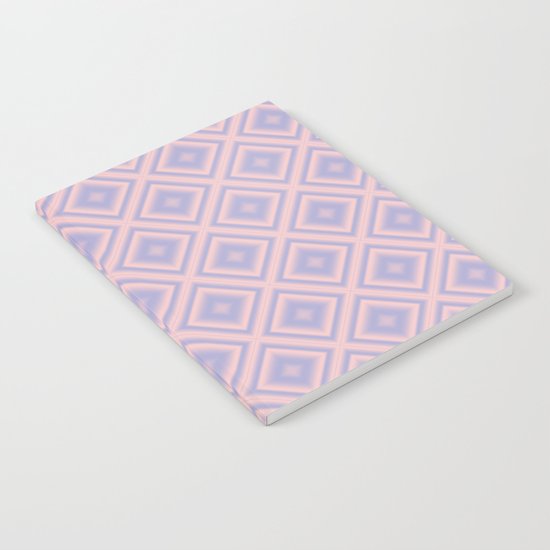 Starry Tiles in Rose Quartz and Serenity Notebook