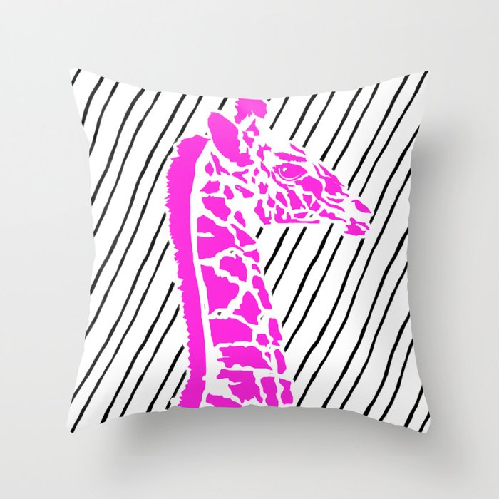 giraffe Throw Pillow