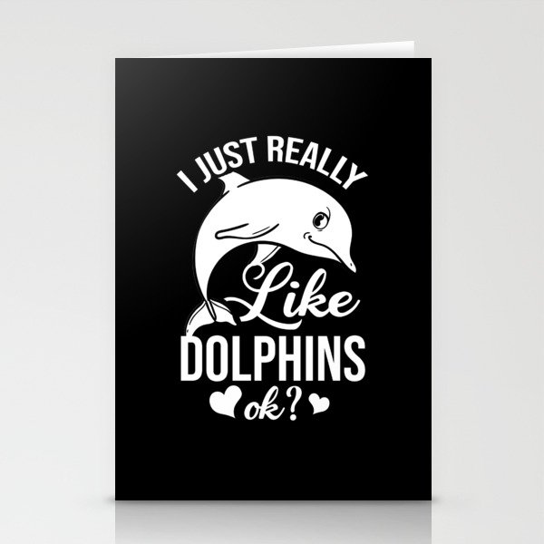 Dolphin Trainer Animal Lover Funny Cute Stationery Cards