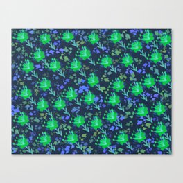 Happy Lucky Floral  Canvas Print