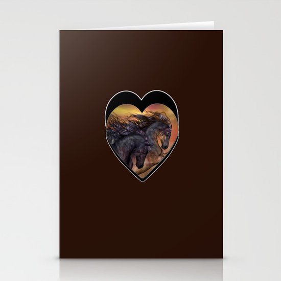 HORSES - On sugar mountain Stationery Cards