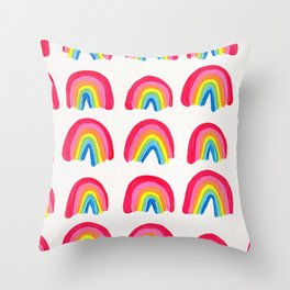 Rainbow Collection – Classic Palette Throw Pillow