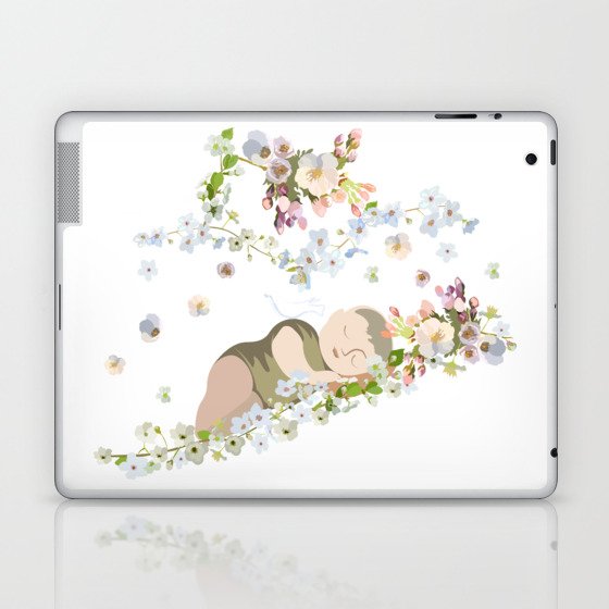 Sleeping baby Laptop & iPad Skin