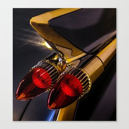 59 Caddy Tail Lights Canvas Print
