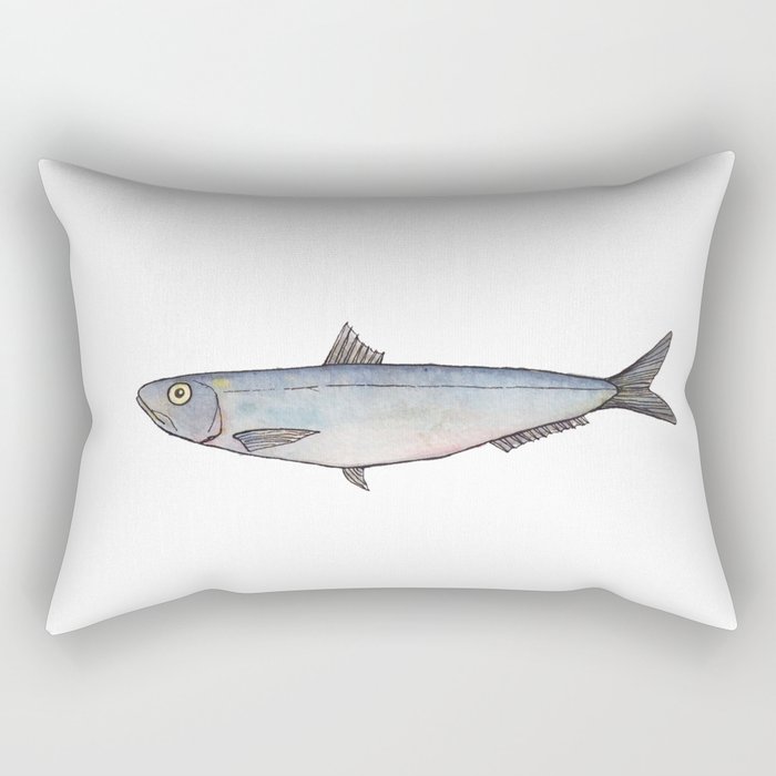 Sardine: Fish of Portgual Rectangular Pillow