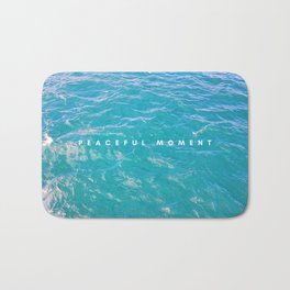 Peaceful moment_ocean Bath Mat