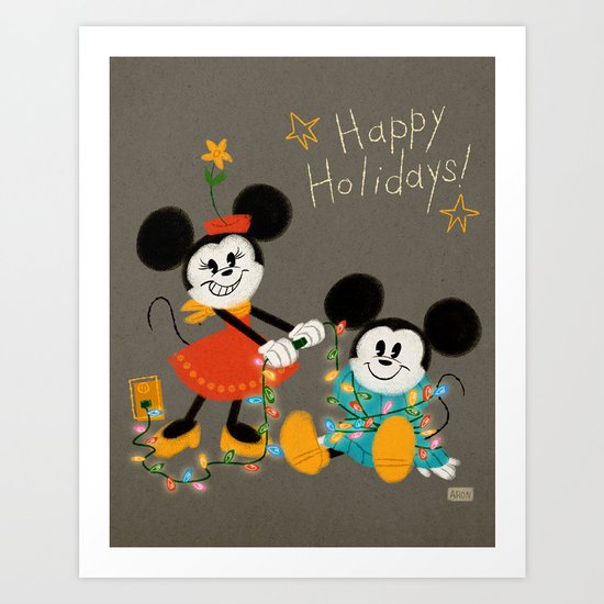 Happy Holidays 2016 Art Print