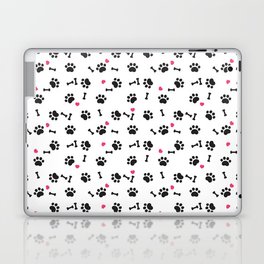 Dog paws and small bone Laptop Skin