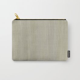 Olive Beige Wood Print Carry-All Pouch