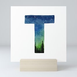 Galaxy Alphabet Series: T Mini Art Print