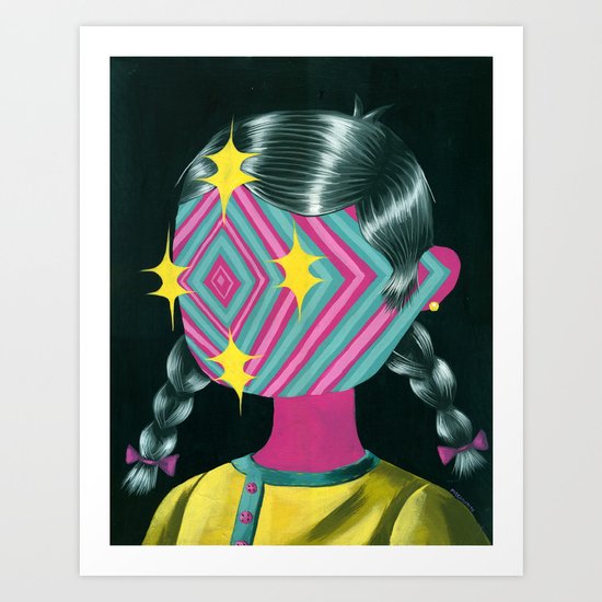 Beautiful Dreamer Luna Art Print