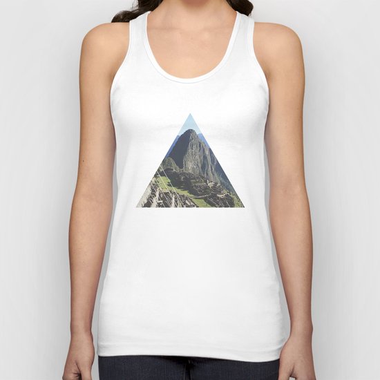 Machu Picchu - Geometric Photography Unisex Tank Top