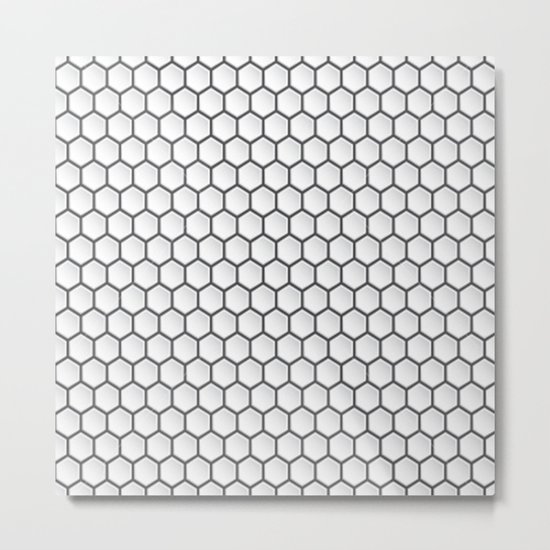 Design Hexagon Metal Print
